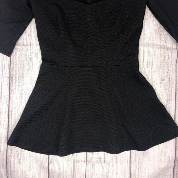 H&M 3/4 sleeve cinch waist with flare bottom sz XS - Picture 2 of 8